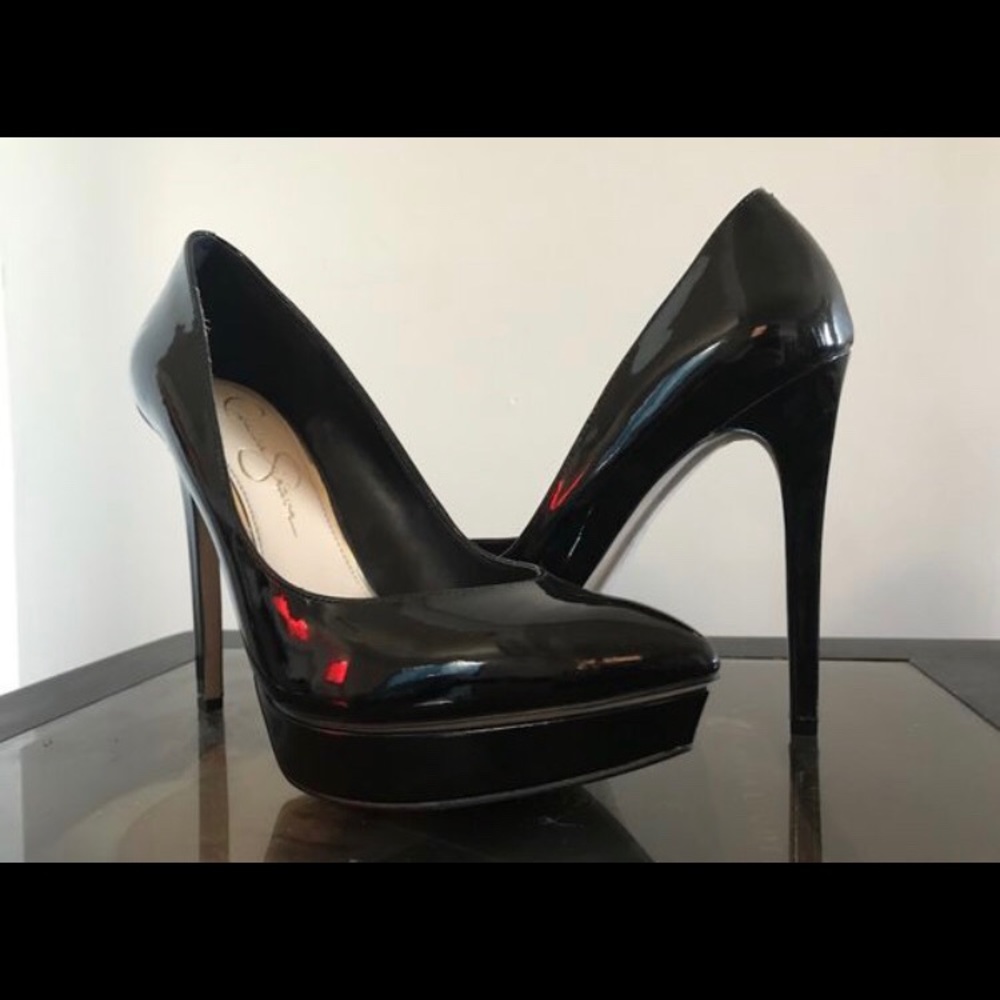 Jessica Simpson Black Heels